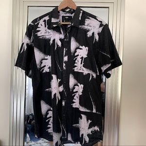 Billabong Andy Warhol Palm Trees Men’s Dress Shirt